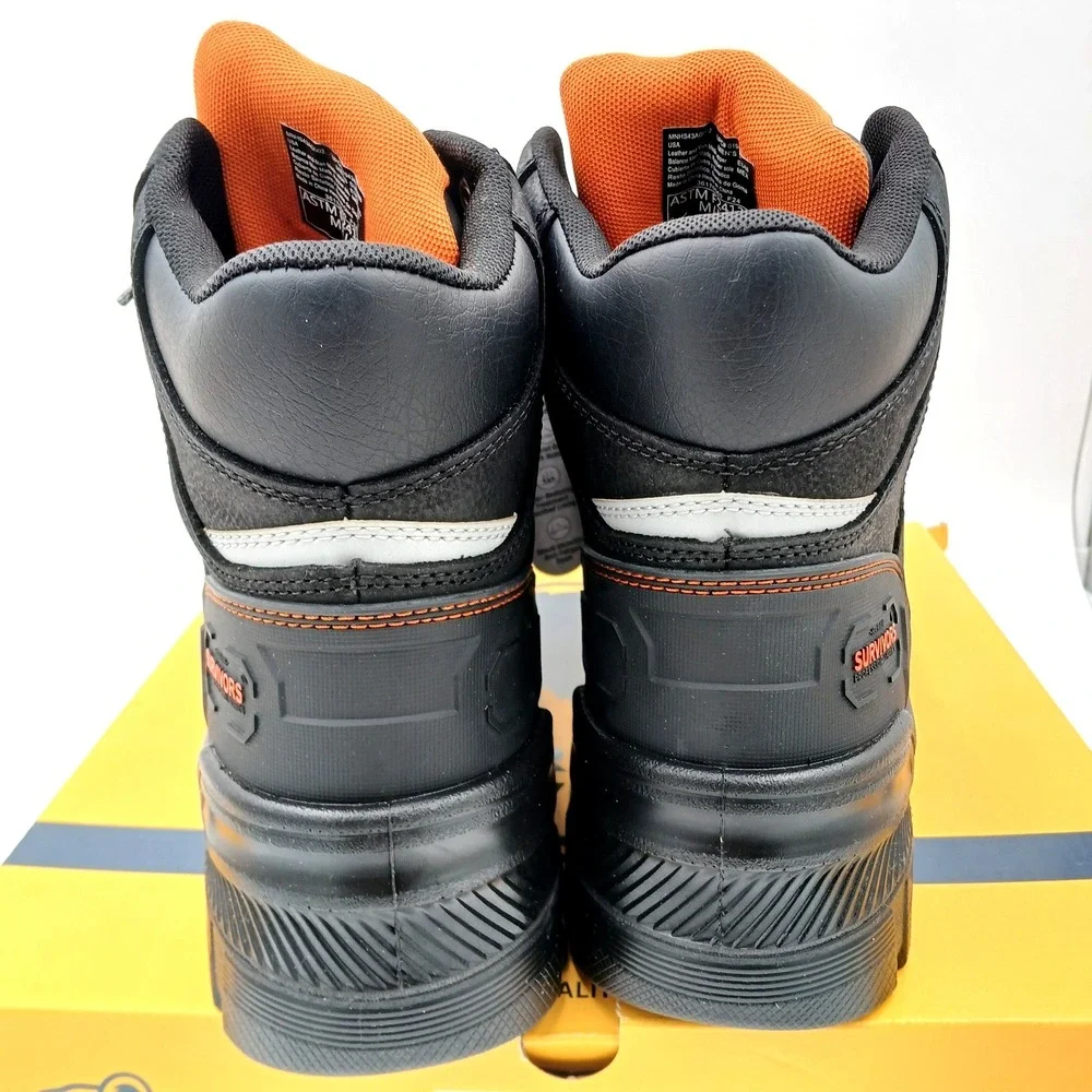 Herman Survivors groundbreaker‎ Steel Toe leather waterproof Work Boots Black 11